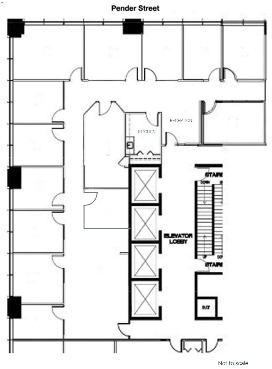 700 W Pender St, Vancouver, BC for lease Floor Plan- Image 1 of 1