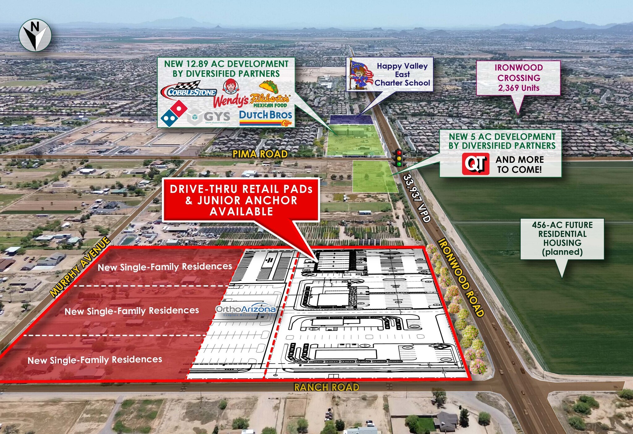 SEC Ironwood Rd & Ranch Rd, San Tan Valley, AZ for lease Interior Photo- Image 1 of 3