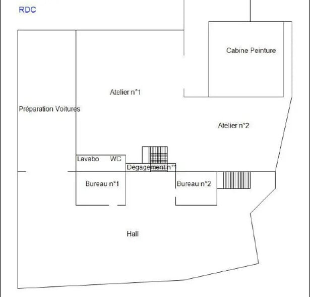 Office in Essert for lease - Floor Plan - Image 3 of 5