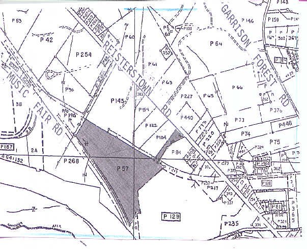 9750 Reisterstown Rd, Owings Mills, MD for lease - Plat Map - Image 2 of 9