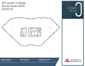 301 S College St, Charlotte, NC for lease Floor Plan- Image 1 of 1