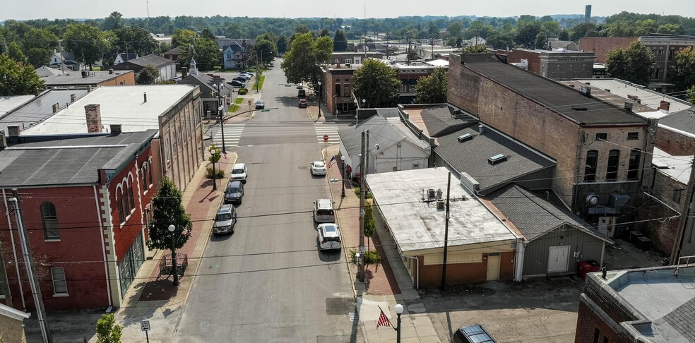 6 E 2nd St, London, OH for lease - Aerial - Image 2 of 11
