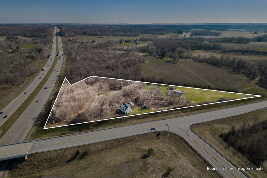 OH-39 & I-71 NE Is, Mansfield, OH for sale - Aerial - Image 1 of 5