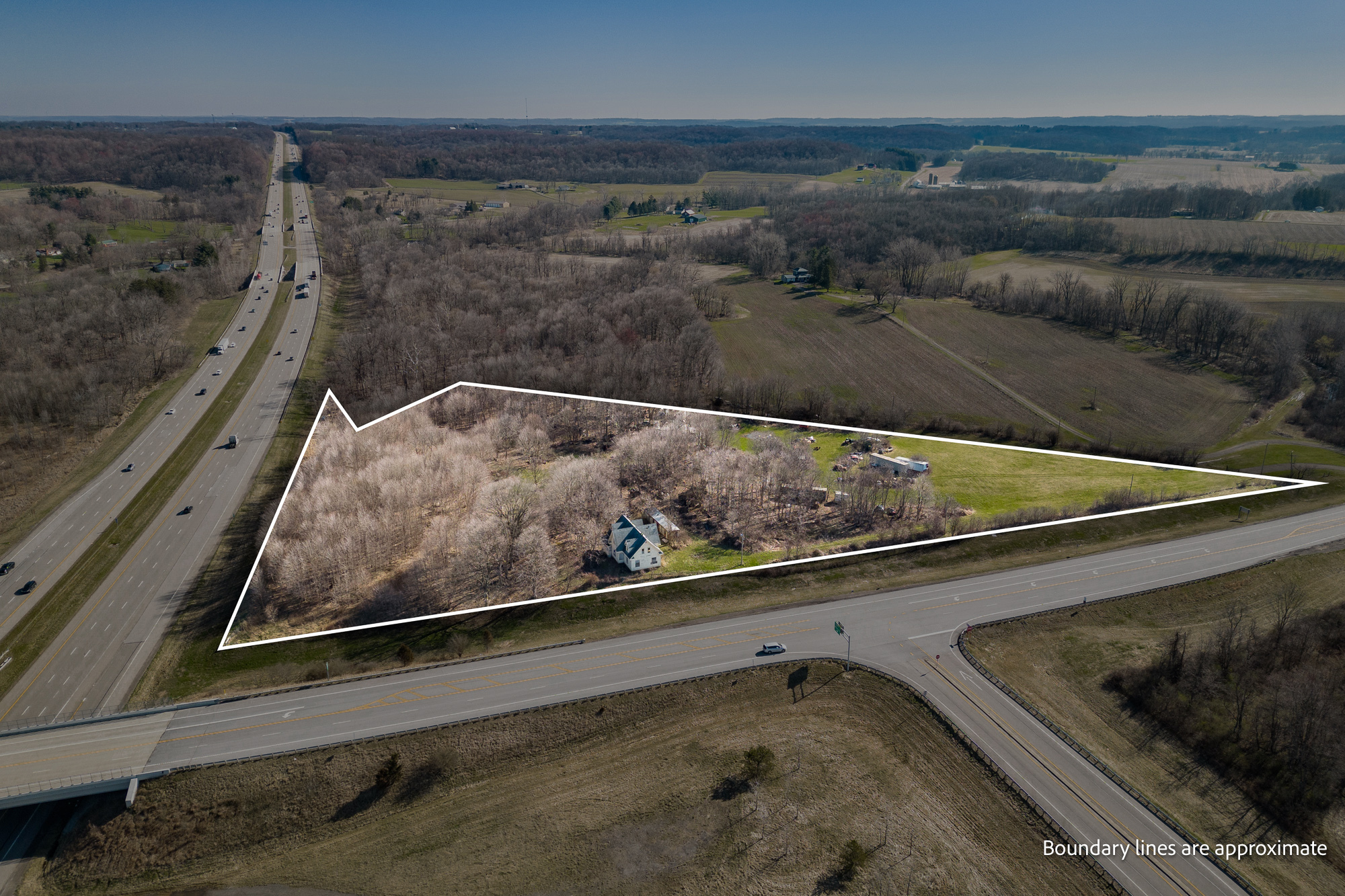 OH-39 & I-71 NE Is, Mansfield, OH for sale Aerial- Image 1 of 6