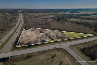 OH-39 & I-71 NE Is, Mansfield, OH - aerial  map view - Image1