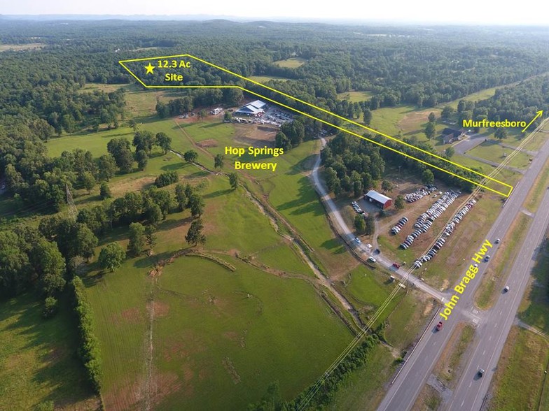 0 JOHN BRAGG Hwy, Murfreesboro, TN for sale - Aerial - Image 1 of 3