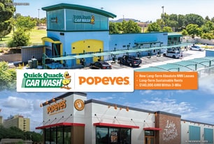 Quick Quack Car Wash & Popeye's - NNN Property