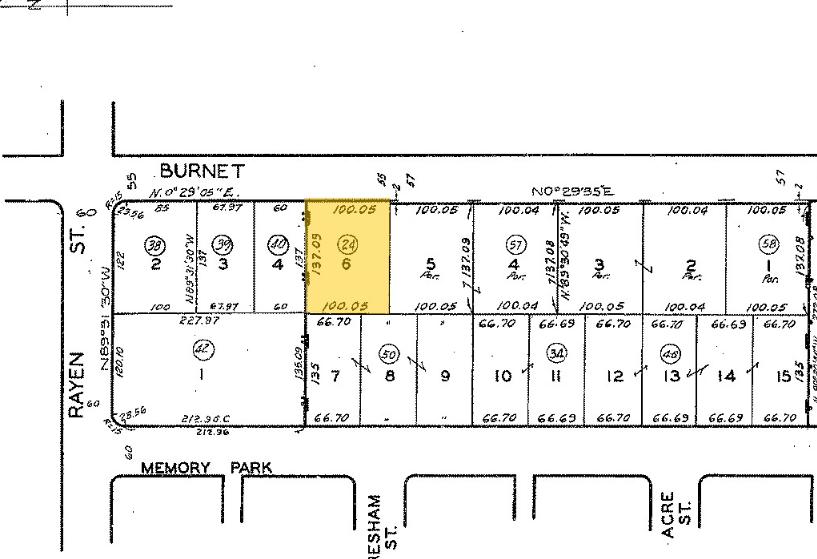 8837 Burnet Ave, North Hills, CA for sale - Plat Map - Image 2 of 7