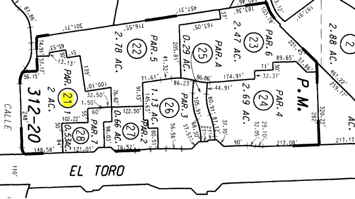 24361 El Toro Rd, Laguna Woods, CA for lease - Plat Map - Image 2 of 15