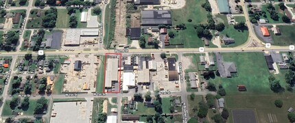 1804 W 2nd St, Marion, IN - AERIAL  map view