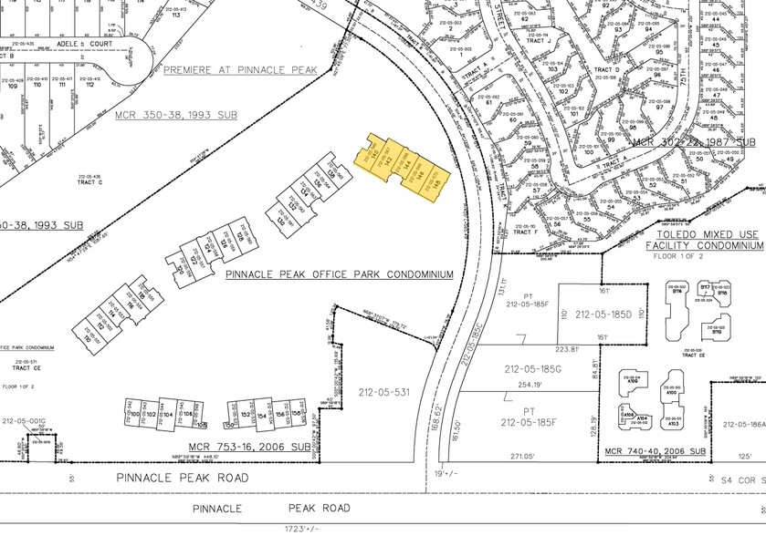 7440 E Pinnacle Peak Rd, Scottsdale, AZ for lease - Plat Map - Image 3 of 11