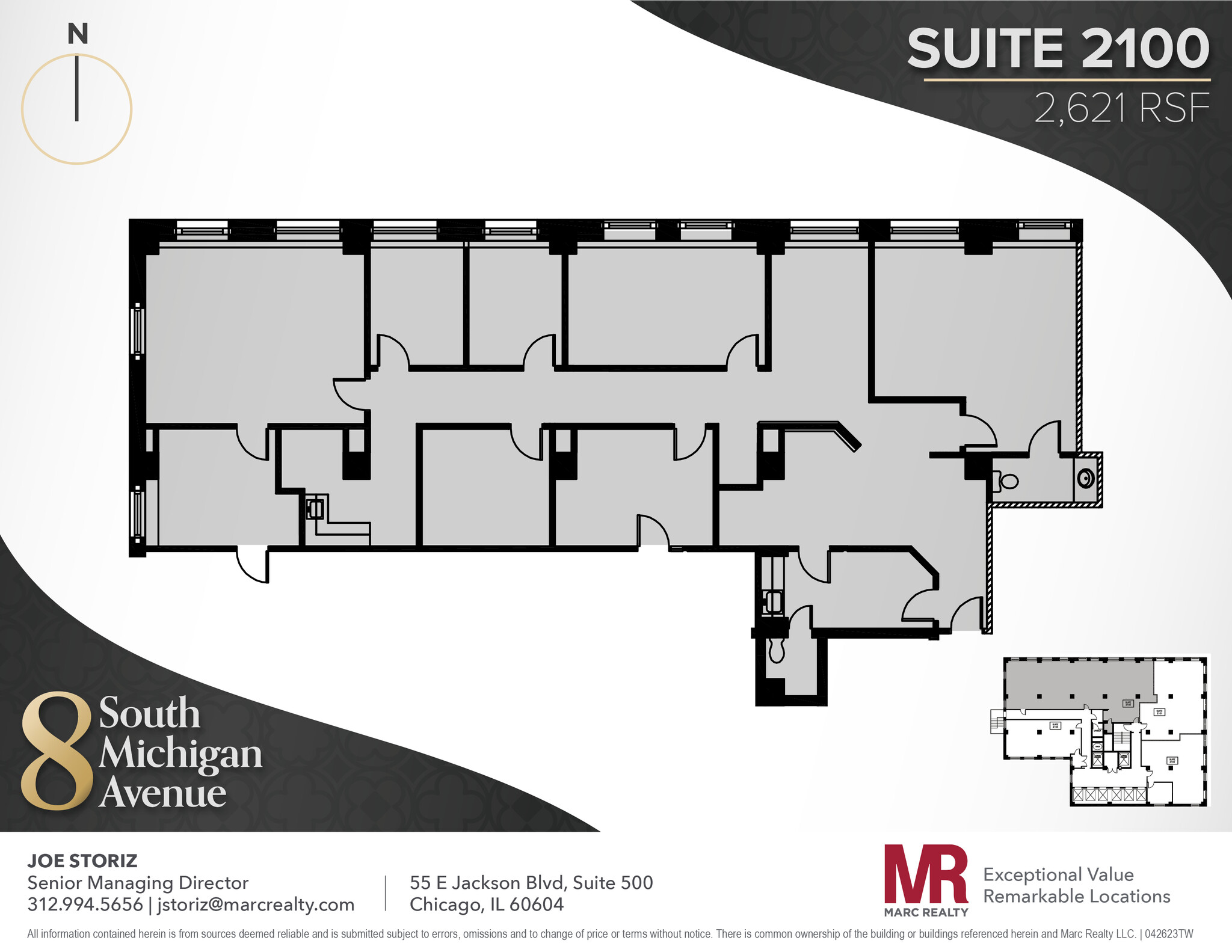 8 S Michigan Ave, Chicago, IL for lease Floor Plan- Image 1 of 14