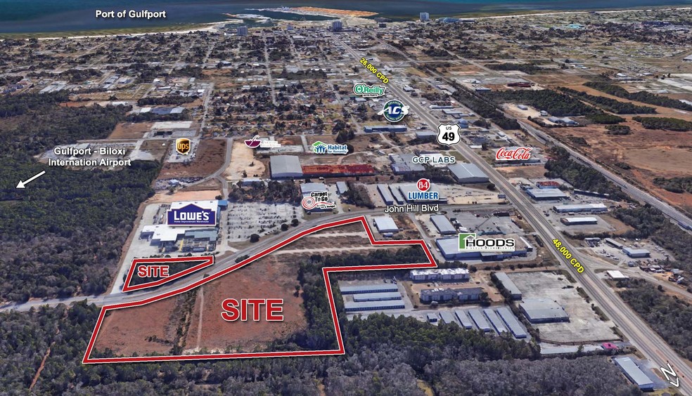 John Hill Blvd & US 49, Gulfport, MS for sale - Building Photo - Image 1 of 3