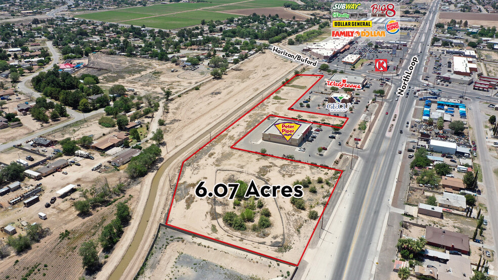 Sec Horizon & North Loop, Socorro, TX for sale - Building Photo - Image 1 of 1