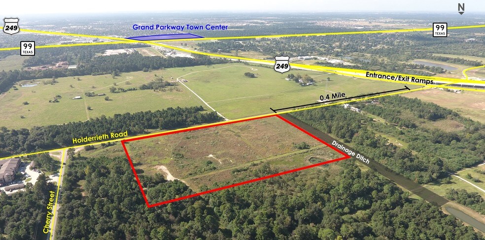Holderrieth Rd & South Cherry Rd, Tomball, TX for sale - Primary Photo - Image 1 of 1
