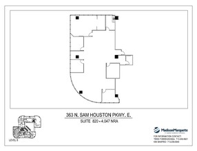 363 N Sam Houston Pky E, Houston, TX for lease Floor Plan- Image 1 of 1