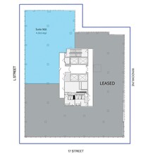 1660 L St NW, Washington, DC for lease Floor Plan- Image 1 of 1