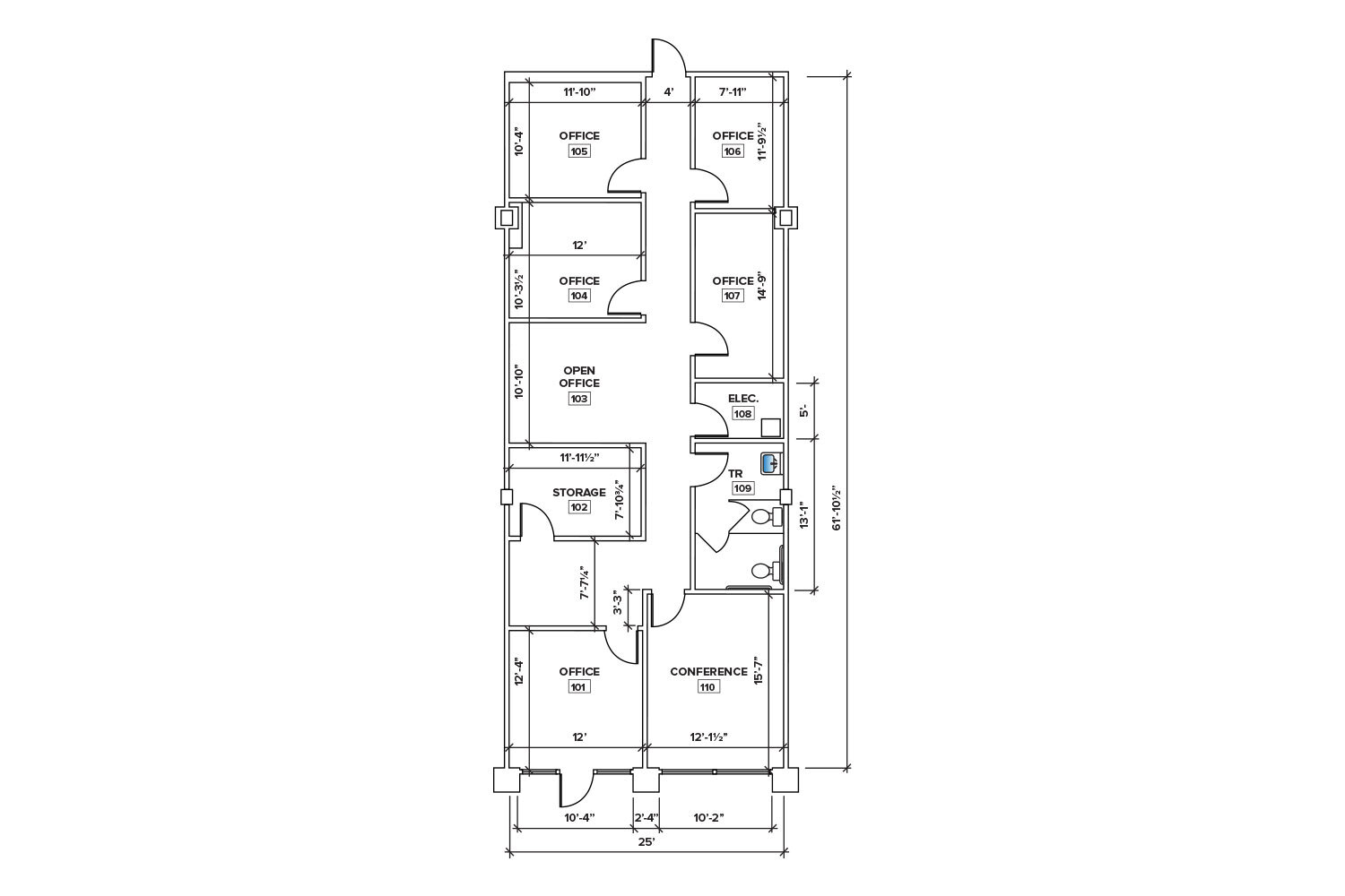 3 W Broad St, Bethlehem, PA for lease Floor Plan- Image 1 of 2