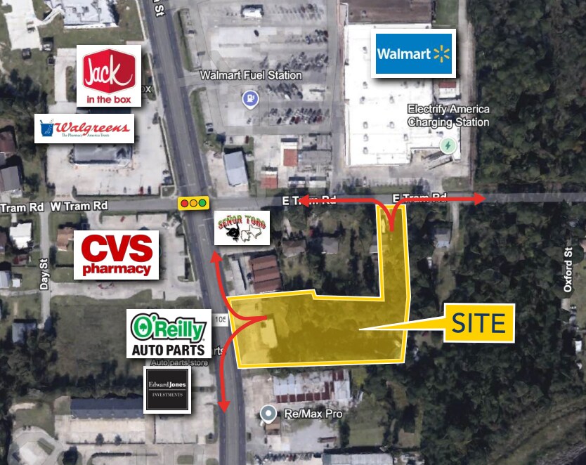 140 E Tram Rd, Vidor, TX for sale Aerial- Image 1 of 1