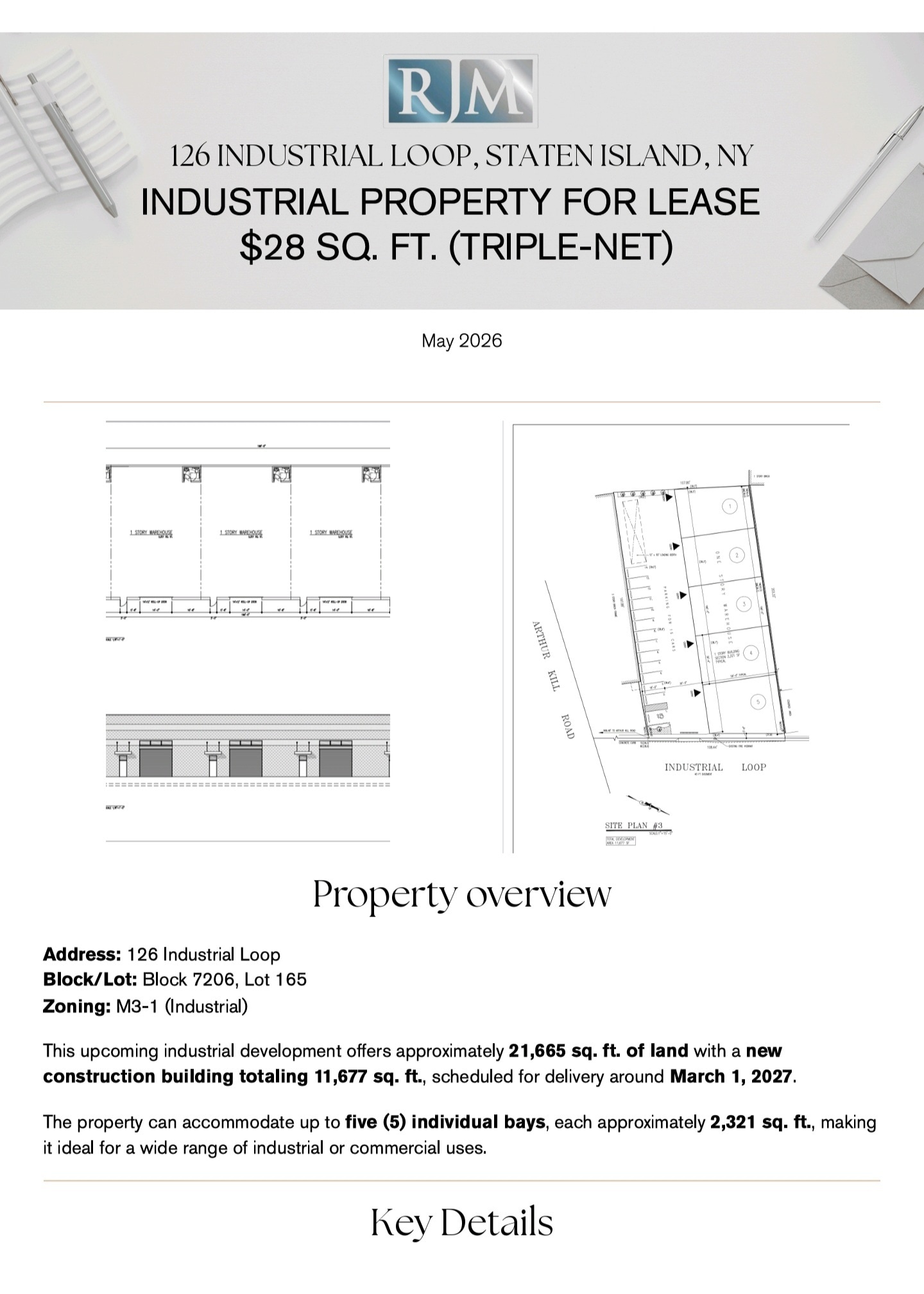 126 Industrial Loop, Staten Island, NY for lease Interior Photo- Image 1 of 3