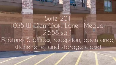 1035 W Glen Oaks Ln, Mequon, WI for lease - Commercial Listing Video 