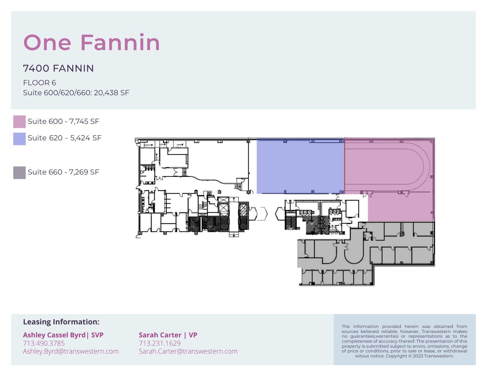 7400 Fannin St, Houston, TX for lease Floor Plan- Image 1 of 1