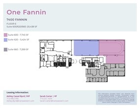 7400 Fannin St, Houston, TX for lease Floor Plan- Image 1 of 1