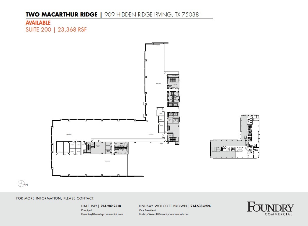 909 Hidden Ridge Dr, Irving, TX for lease Floor Plan- Image 1 of 1