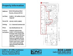 2916 E Broadway Blvd, Tucson, AZ for lease Interior Photo- Image 2 of 6