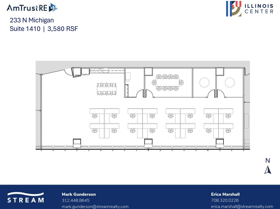 233 N Michigan Ave, Chicago, IL for lease Floor Plan- Image 1 of 1