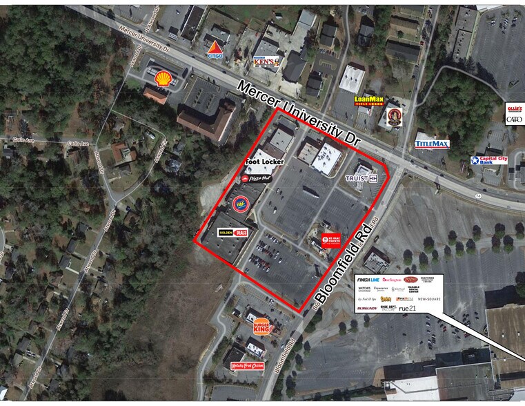 3755 Bloomfield Rd, Macon, GA 31206 Summit Shopping Center