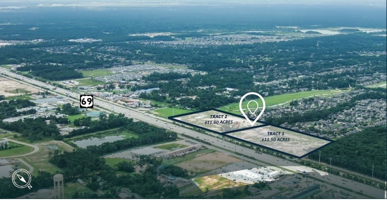 Hwy 59 & Auburn Fields, Porter, TX for sale - Aerial - Image 3 of 4