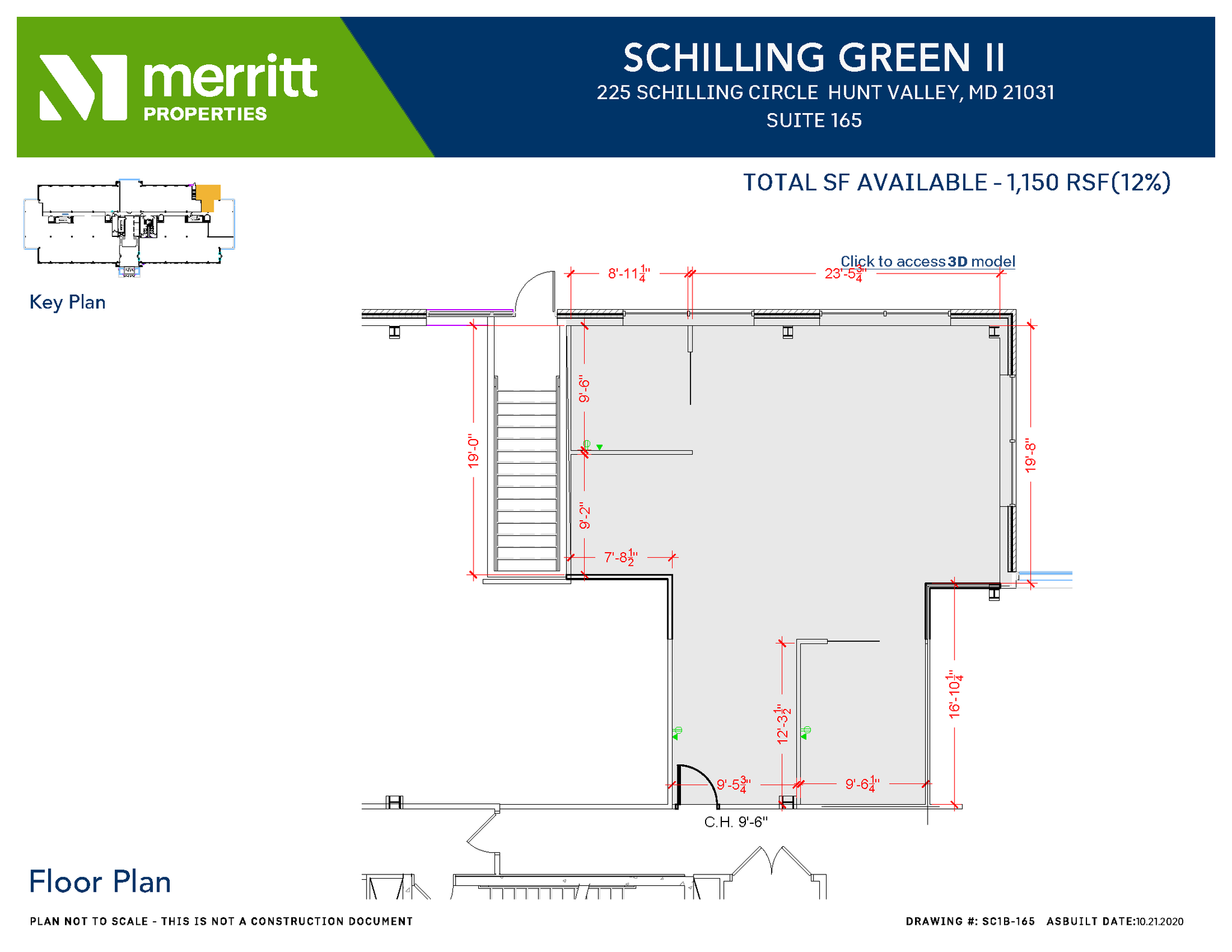 215 Schilling Cir, Hunt Valley, MD for lease Floor Plan- Image 1 of 1