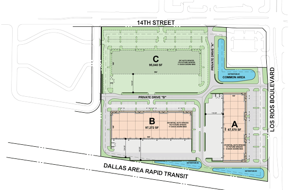 4012 14th St, Plano, TX for sale - Site Plan - Image 1 of 1