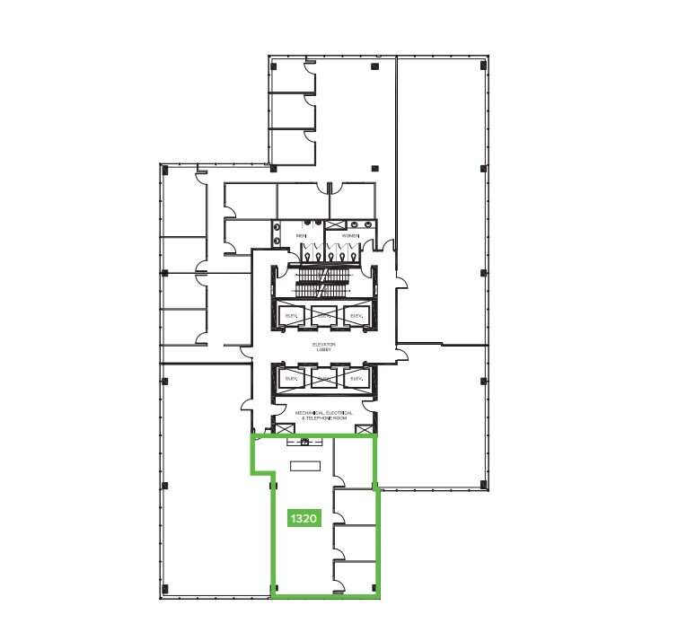 10130 103 St NW, Edmonton, AB for lease Floor Plan- Image 1 of 1