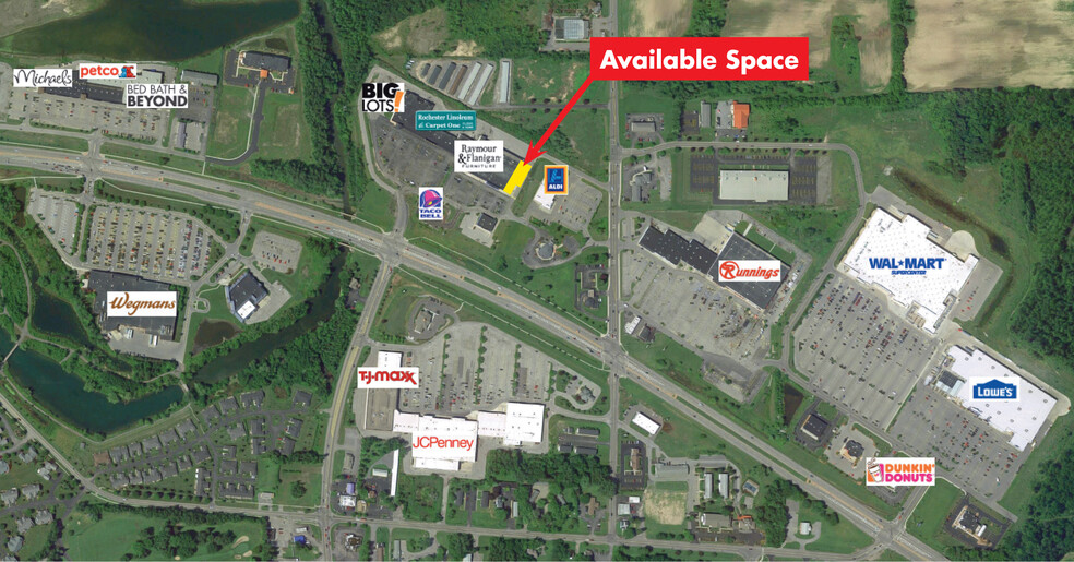 4402 State Route 5 and 20, Canandaigua, NY for lease - Aerial - Image 3 of 24