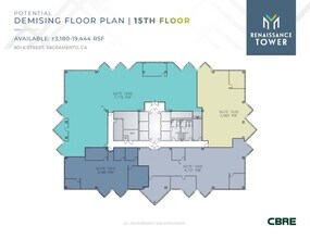 801 K St, Sacramento, CA for lease Floor Plan- Image 2 of 2