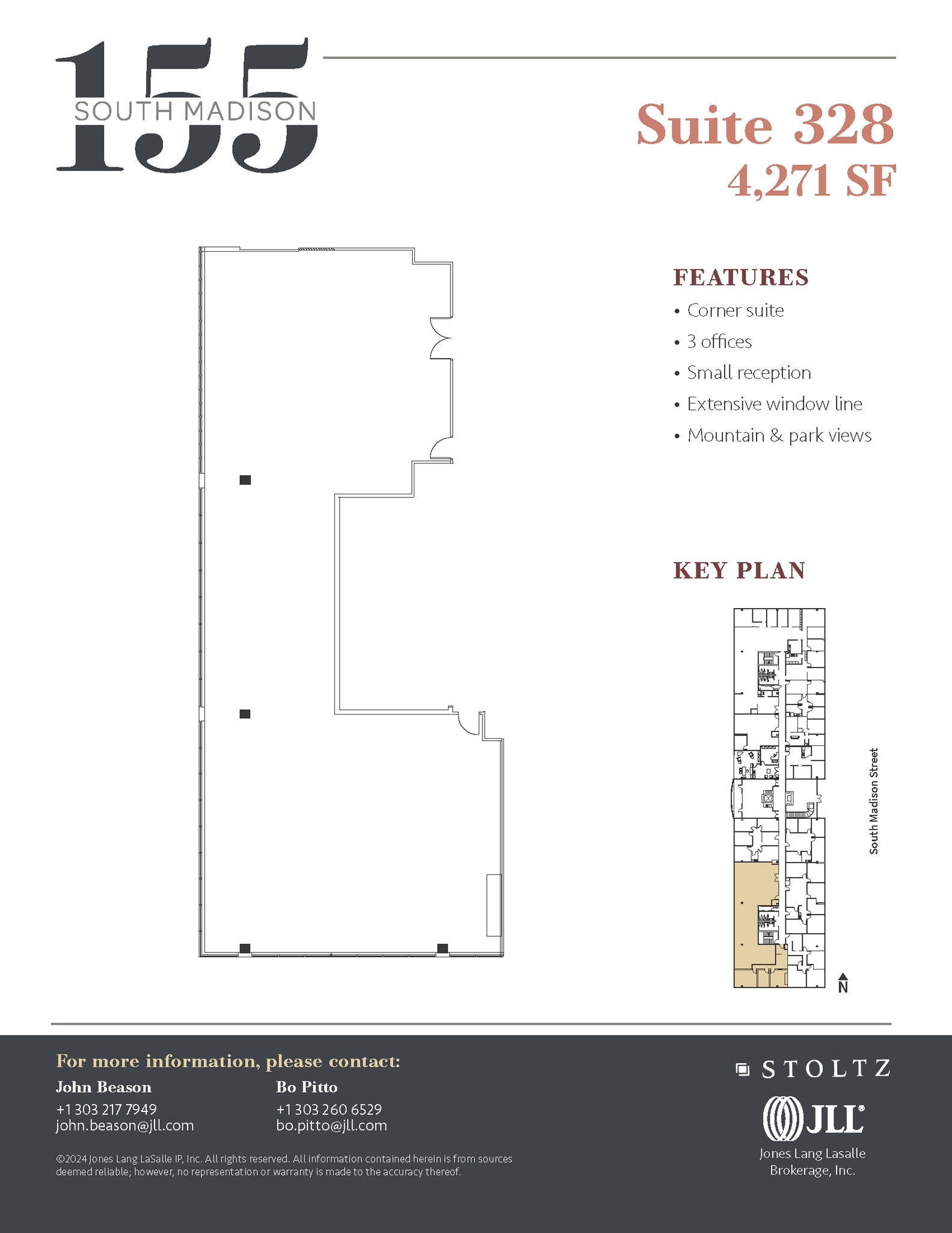 155 S Madison St, Denver, CO for lease Floor Plan- Image 1 of 1