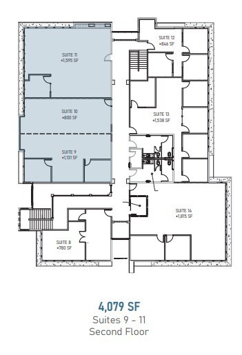 5665 Oberlin Dr, San Diego, CA 92121 - Unit 9-11 -  - Floor Plan - Image 1 of 1