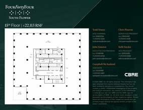 444 S Flower St, Los Angeles, CA for lease Floor Plan- Image 1 of 1