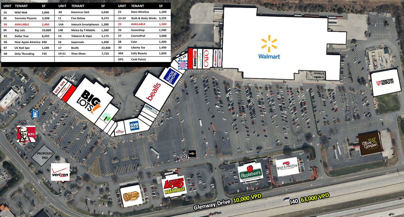 1008 Crossroads Dr, Statesville, NC for lease Site Plan- Image 1 of 1
