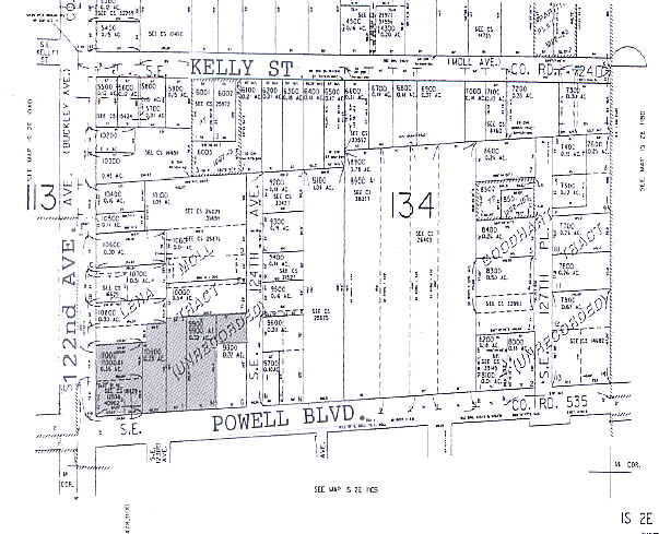 12215 SE Powell Blvd, Portland, OR for sale Plat Map- Image 1 of 1