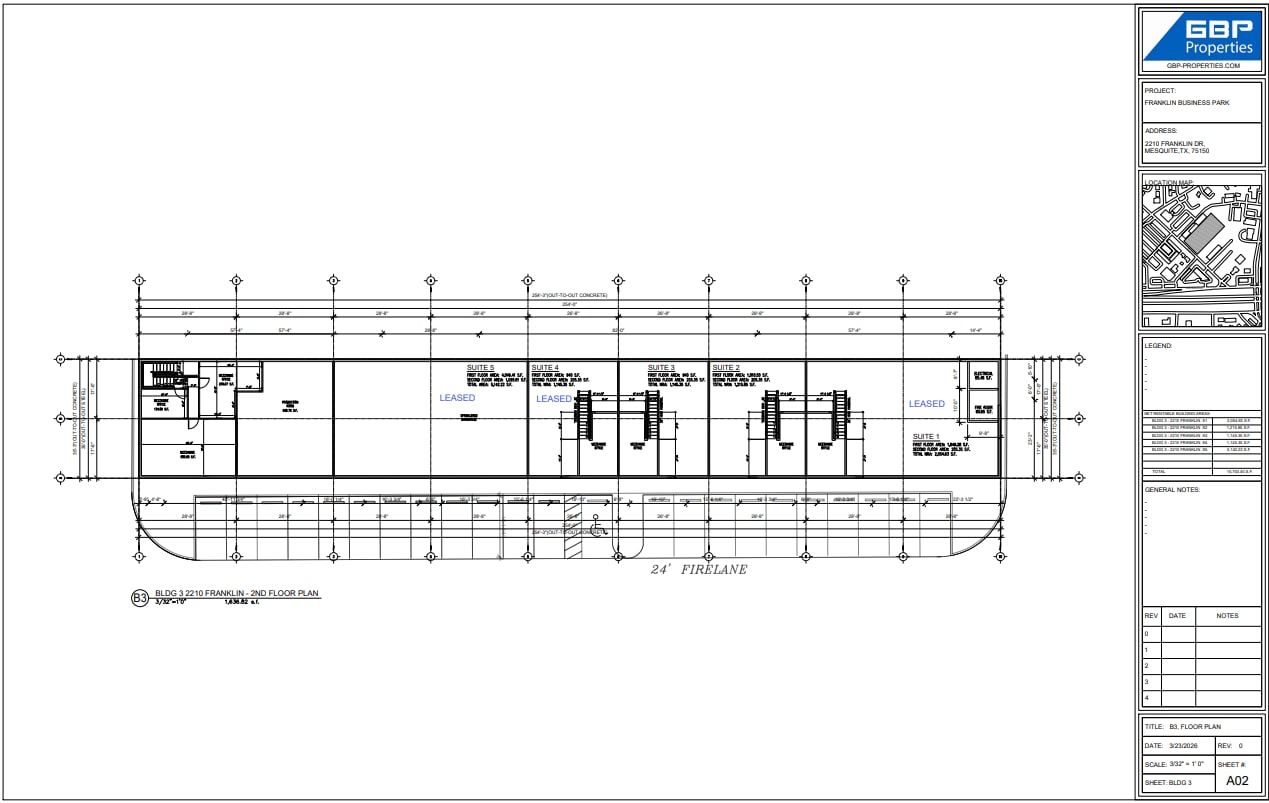 2202 Franklin Dr, Mesquite, TX for lease Floor Plan- Image 1 of 1