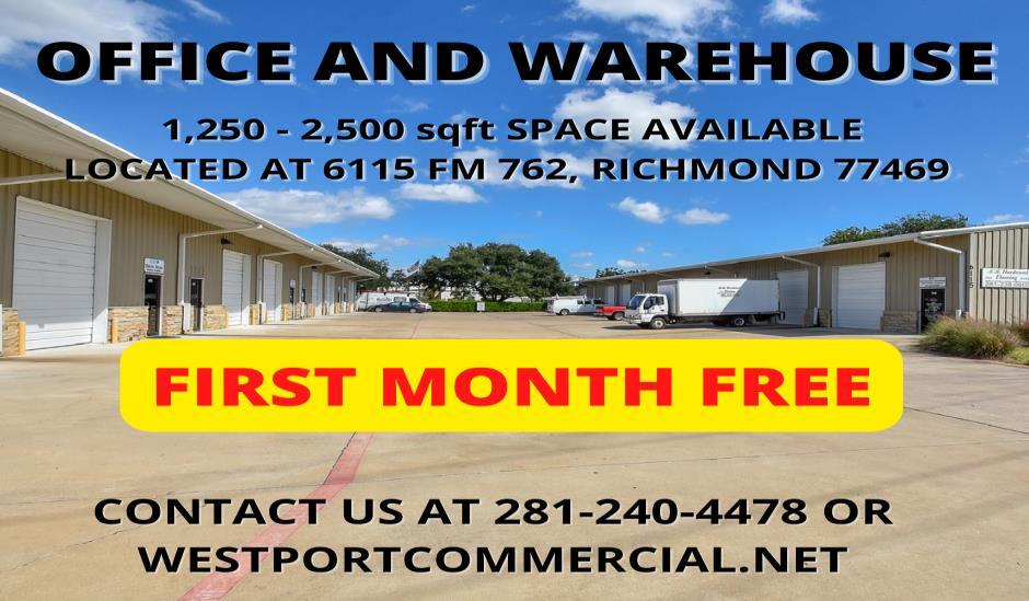 6115 Fm 762 Rd, Rosenberg, TX 77469 Industrial for Lease