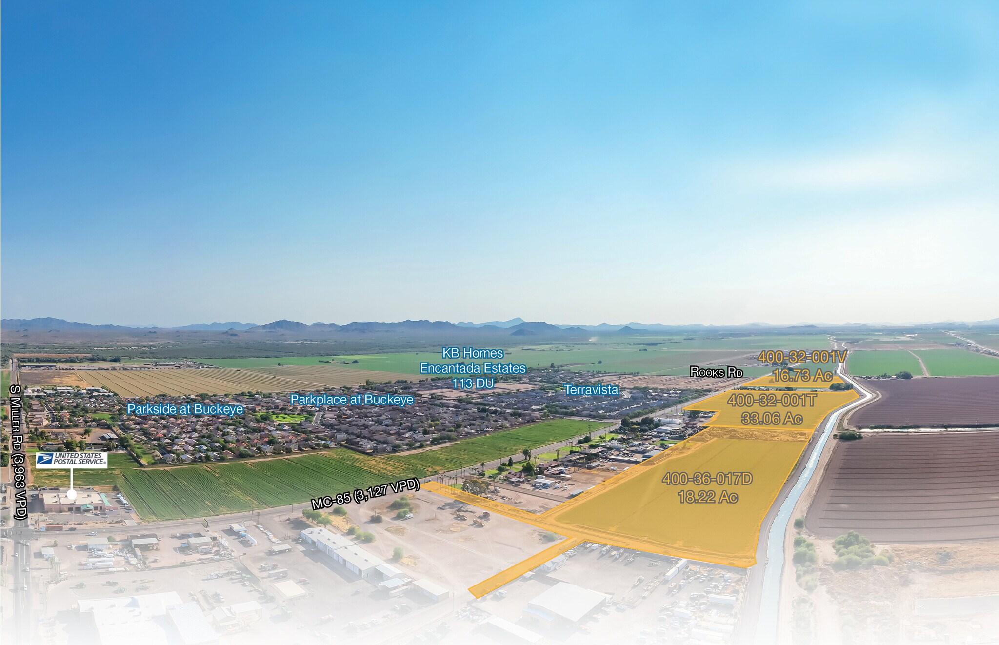 MC85 & Rooks Rd, Buckeye, AZ for sale Aerial- Image 1 of 1