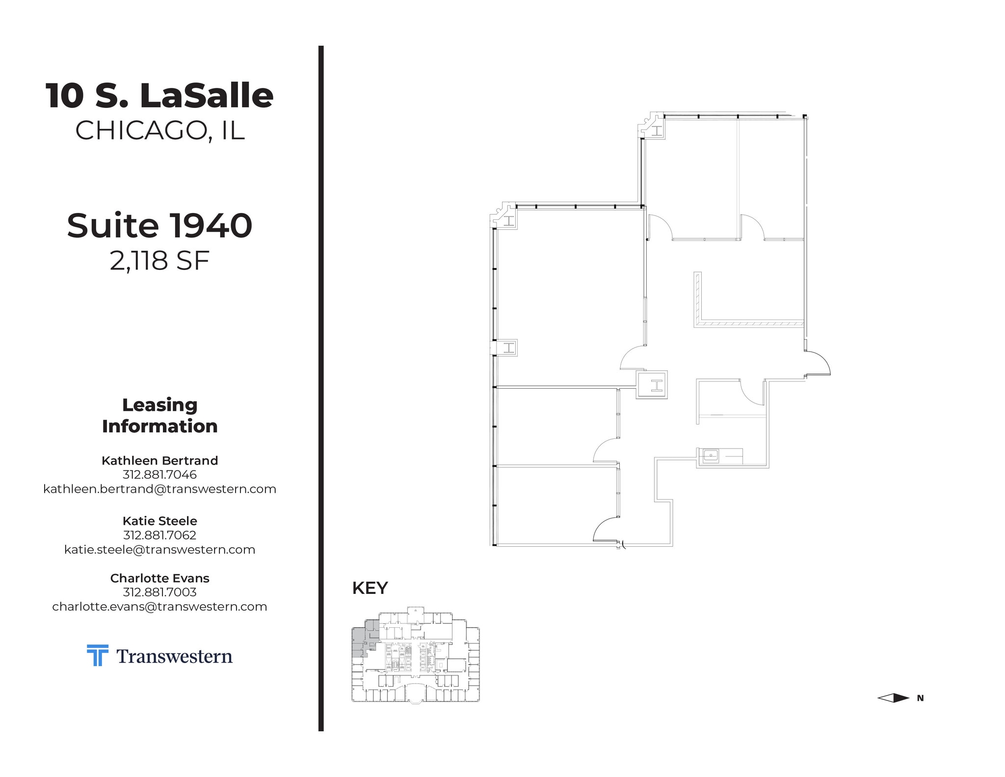 10 S LaSalle St, Chicago, IL for lease Floor Plan- Image 1 of 1