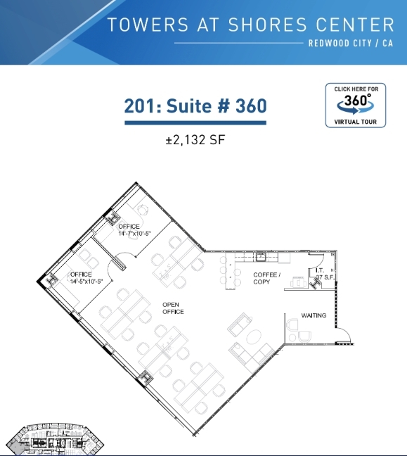 201 Redwood Shores Pky, Redwood City, CA for lease Floor Plan- Image 1 of 1