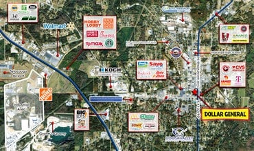 19 N Broadway Ave, Sylacauga, AL - AERIAL map view