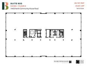 11405 N Community House Rd, Charlotte, NC for lease Floor Plan- Image 1 of 1