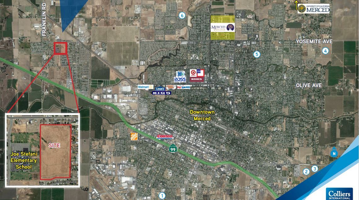 SEQ Franklin & Dan Ward Rd, Merced, CA for sale Building Photo- Image 1 of 1